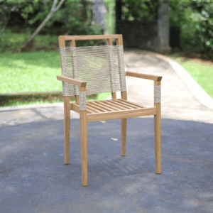 Nora Outdoor Dining Set – Natural Simplicity Meets Modern Comfort - Image 2
