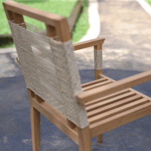 Nora Outdoor Dining Set – Natural Simplicity Meets Modern Comfort - Image 3
